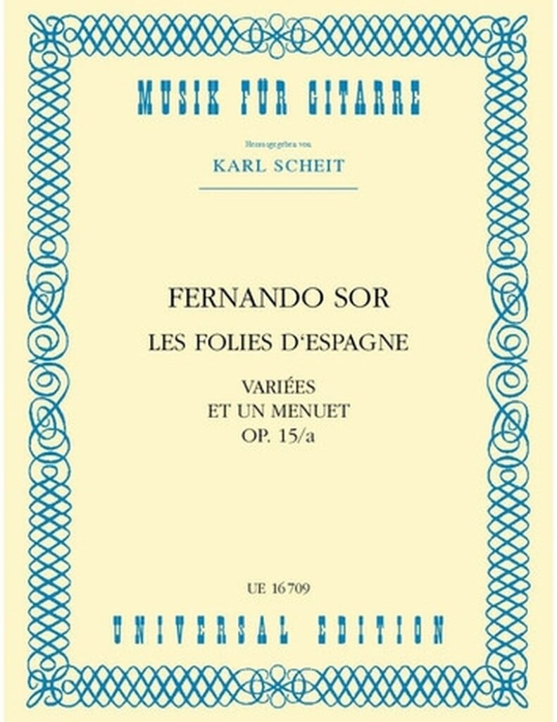 Folies D'Espagne Opus 15A